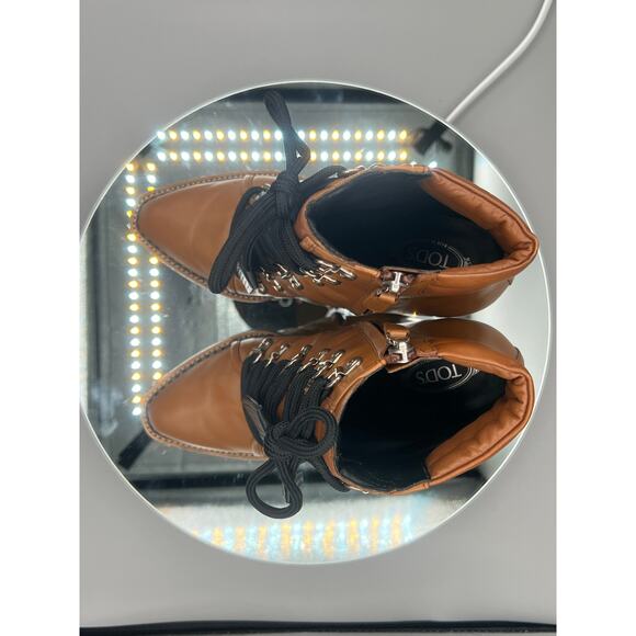 TOD’S $1,395 Sz 37.5 Gomma Tronchetto Boots - Picture 7 of 11